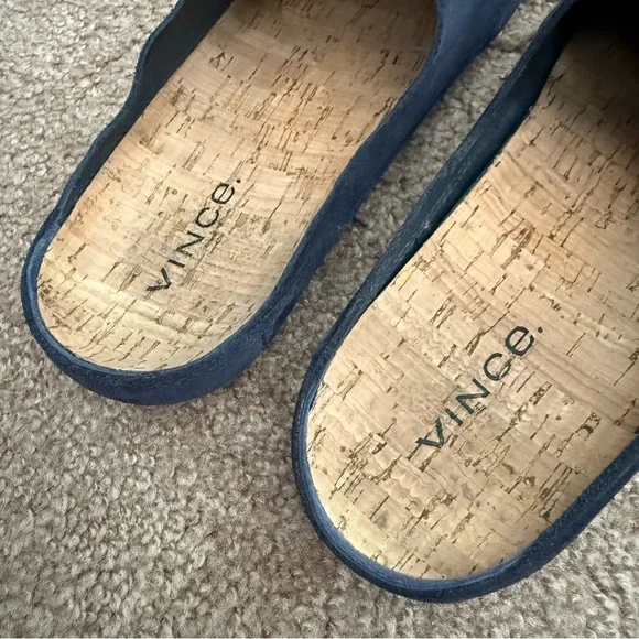 EUC Vince Alonzo Suede Backless Suede Loafer Mule - Picture 6 of 14